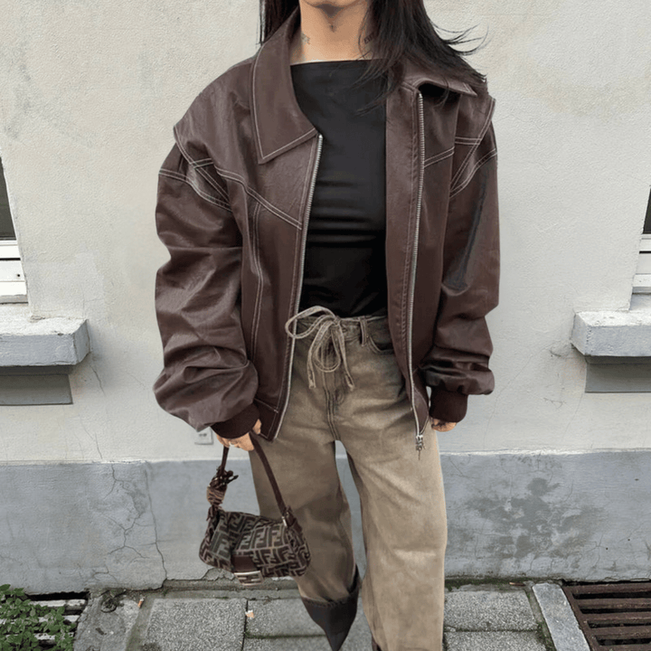 Levoire | Gilet Avec Contraste Braun