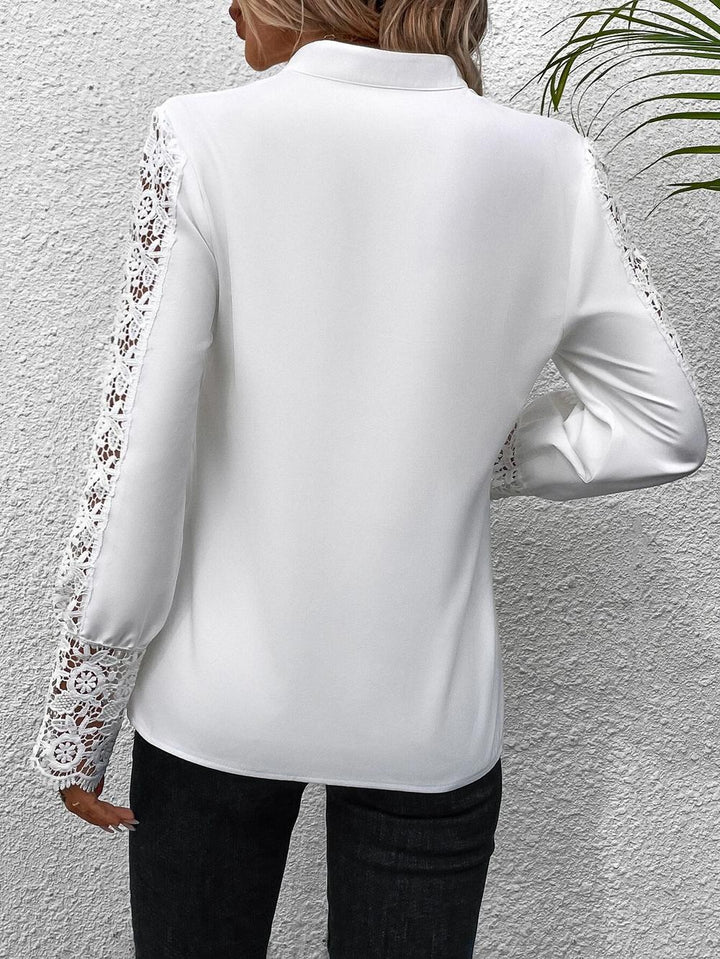 Levoire | Chemise À Manches Longues Élégante À Col En V