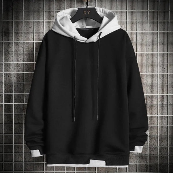 Levoire | Pull À Capuche Pour Hommes Avec Un Design Classique Et Polyvalent Noir