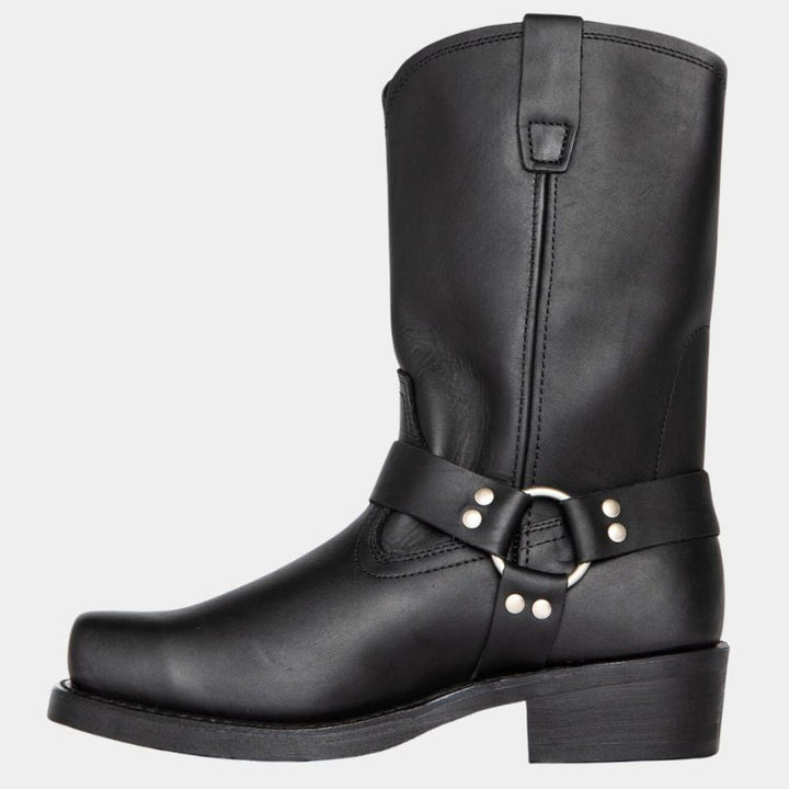 Levoire | Cowboy Original Bottes En Cuir Avec Un Look De Récolte De Raisins