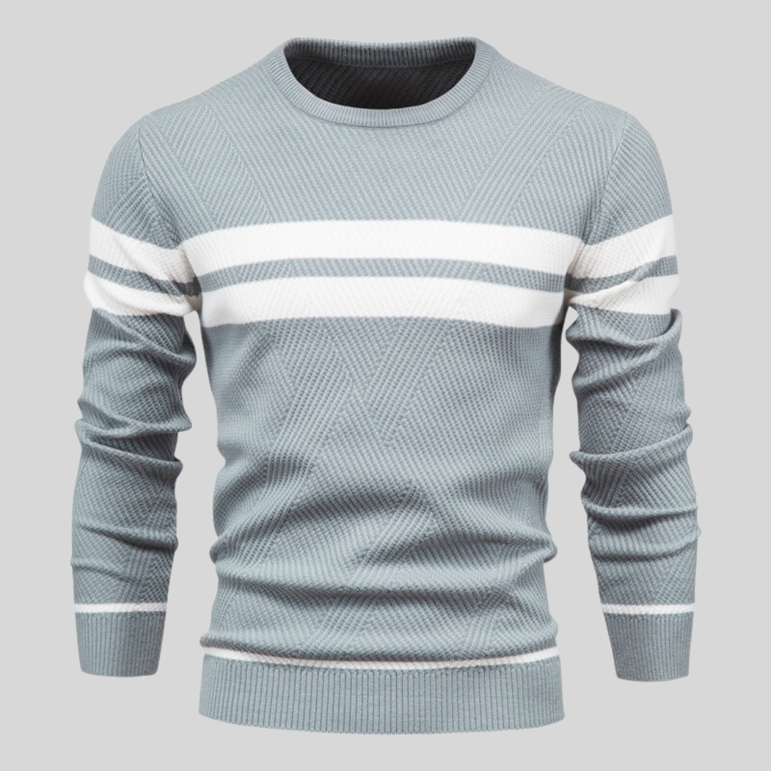 Levoire | Pull en coton plus chaud Bleu clair