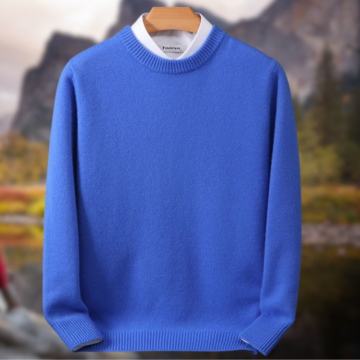 Levoire | Doux Et Élégant Pull Bleu