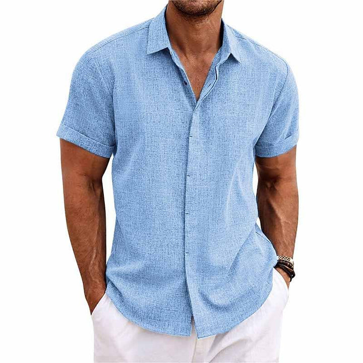 Levoire | T-Shirt Décontracté Pour Hommes Bleu