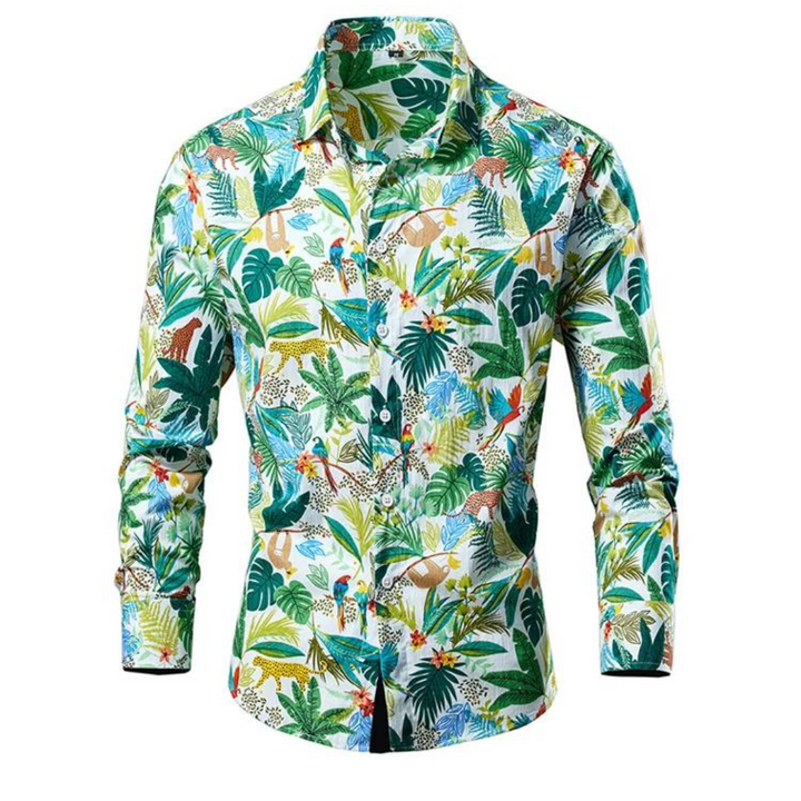 Levoire | Chemise À Fleurs Elegant Hommes