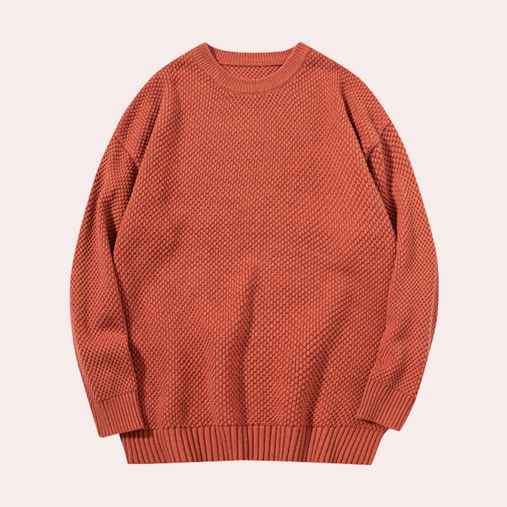 Levoire | Rond Cul Pull FR Hommes Orange