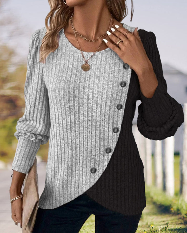 Levoire | Väriblokki Rento T-shirt Gris