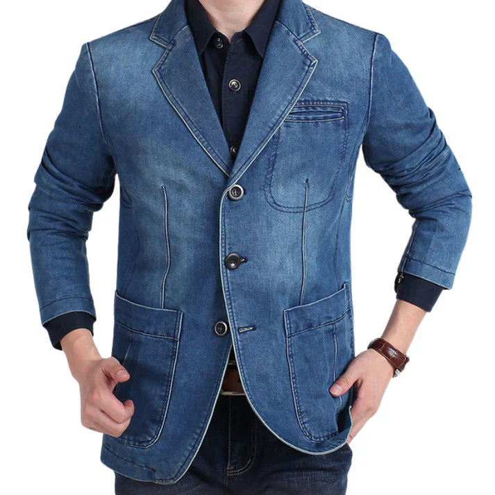 Levoire | Blazer En Jean Élégant