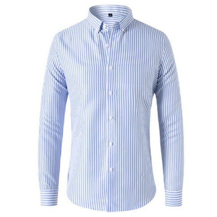 Levoire | Chemise pour hommes tendance et confortable à rayures pour hommes Bleu clair