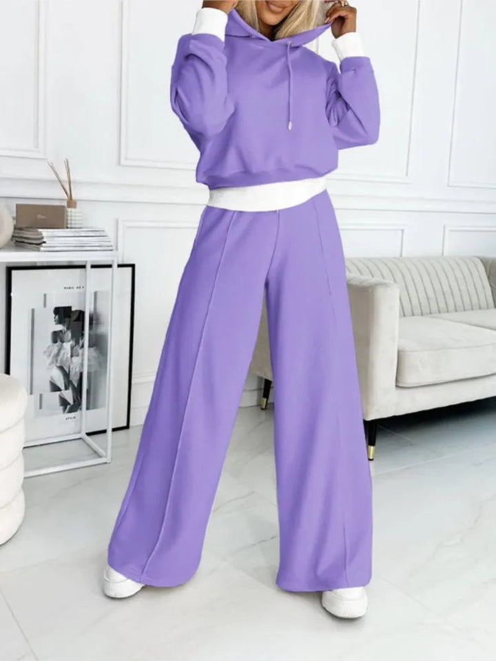 Levoire | Pantalons De Course Ensemble Lounge Deux Pièces Femmes Lila