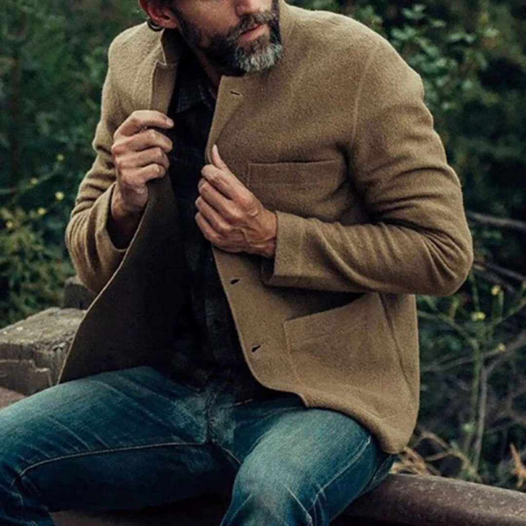 Levoire | Cardigan En Tricot Décontracté Avec Patte De Boutonnage Beige