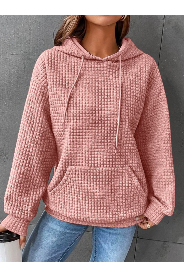 Levoire | Chauffe Pullover Femmes Capuche Rosa