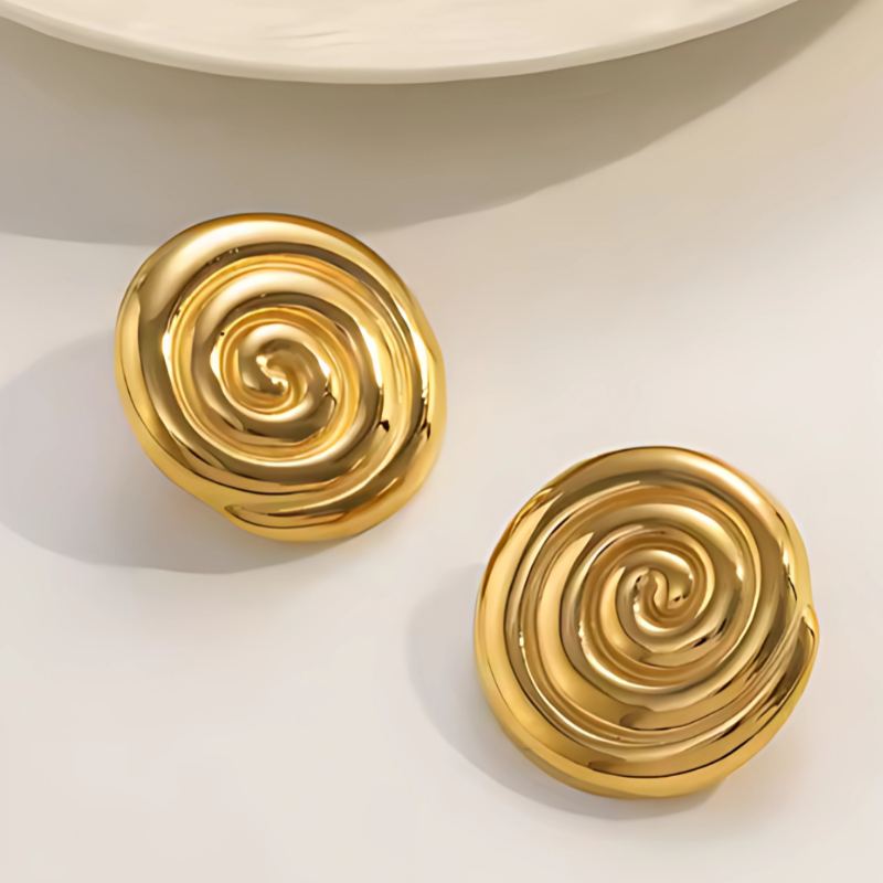 Levoire | Boucles D'Oreilles Spirale Élégantes