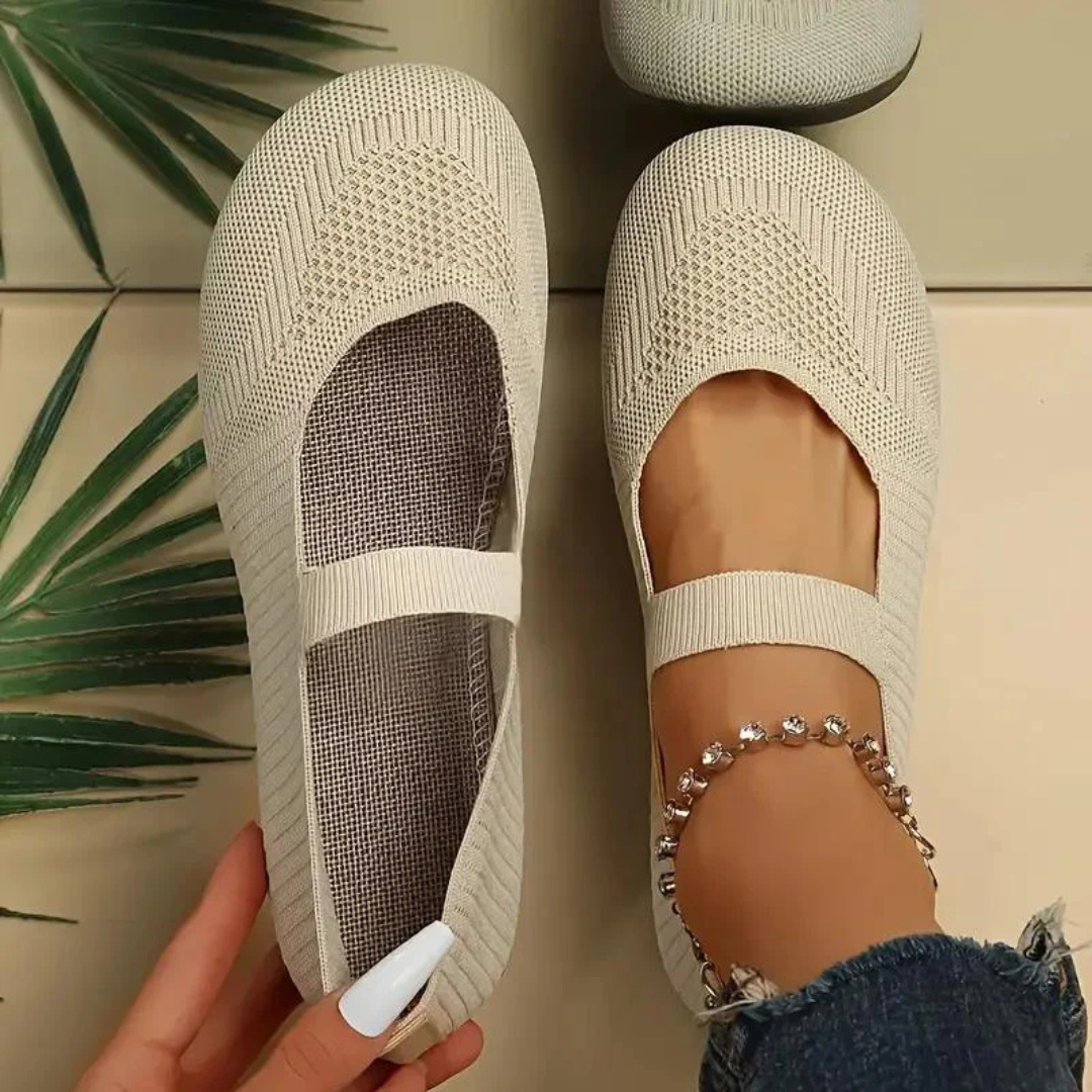 Levoire | Chaussures Décontractées En Tricot Pour - Femmes - Respirant Blanc
