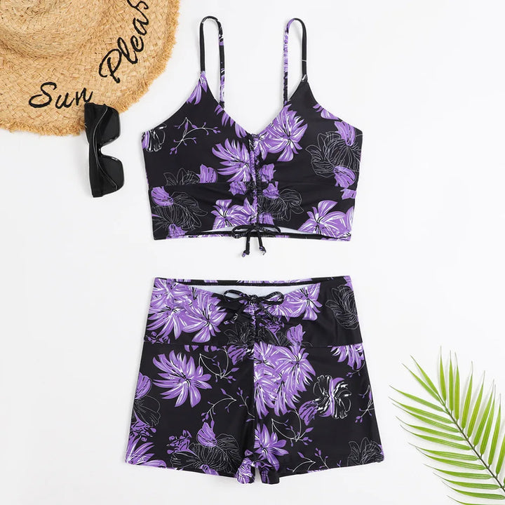 Levoire | Bikini Adria Flower Power - Beau Et Moderne Lilas