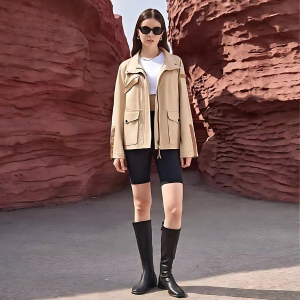 Levoire | Veste Lentejas Déperlant Pour Femmes Khaki