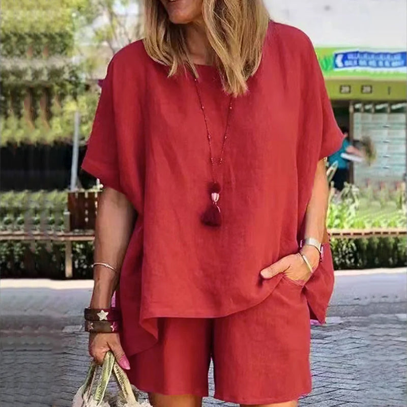 Levoire | Ensemble de t-shirts décontractés élégants Rot