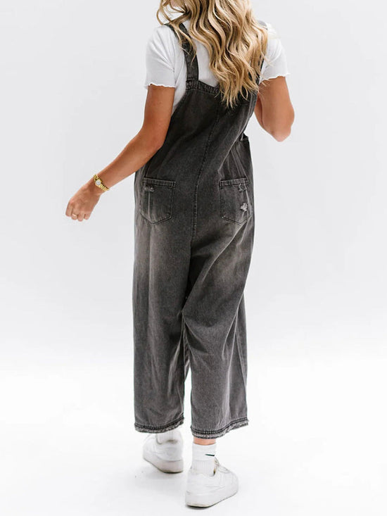 Levoire | Femme Salopette en Denim Décontractée Confortable & Élégante