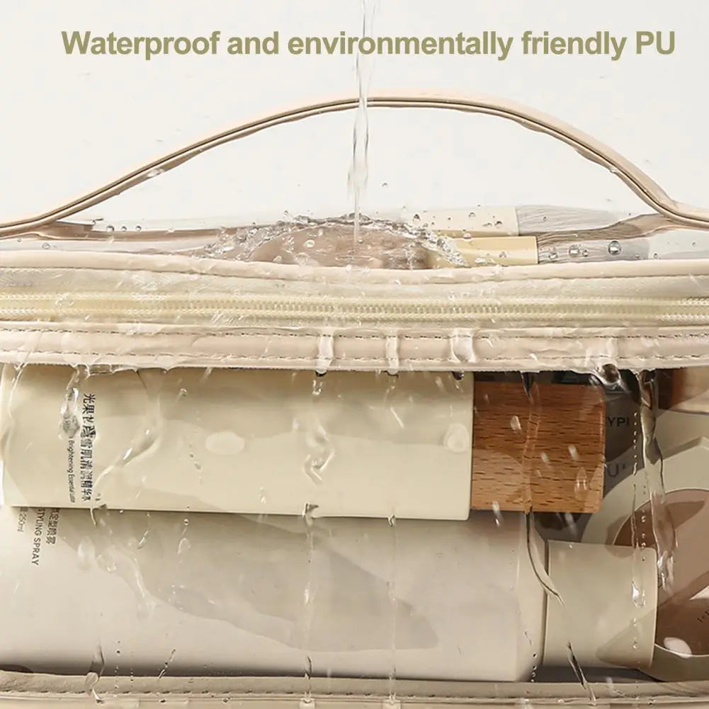 Levoire | Grande Trousse De Maquillage Étanche En Pvc Transparent