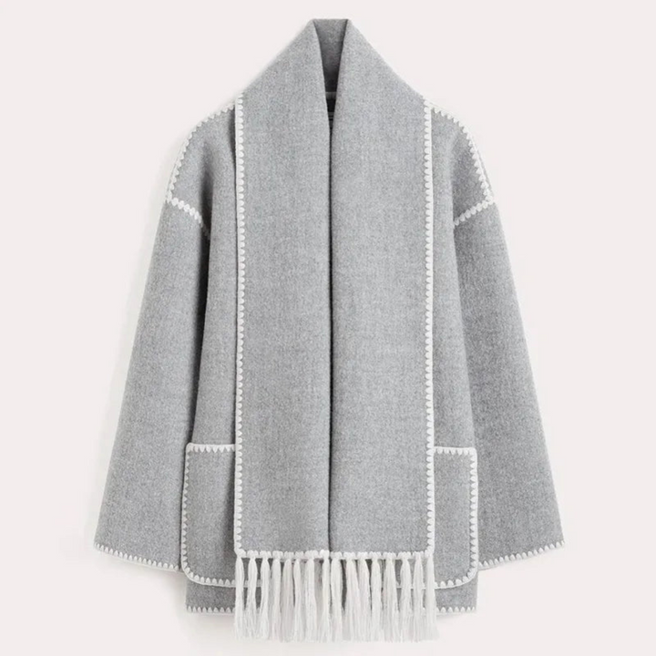Levoire | Veste pour femmes Longue Chaude Gris