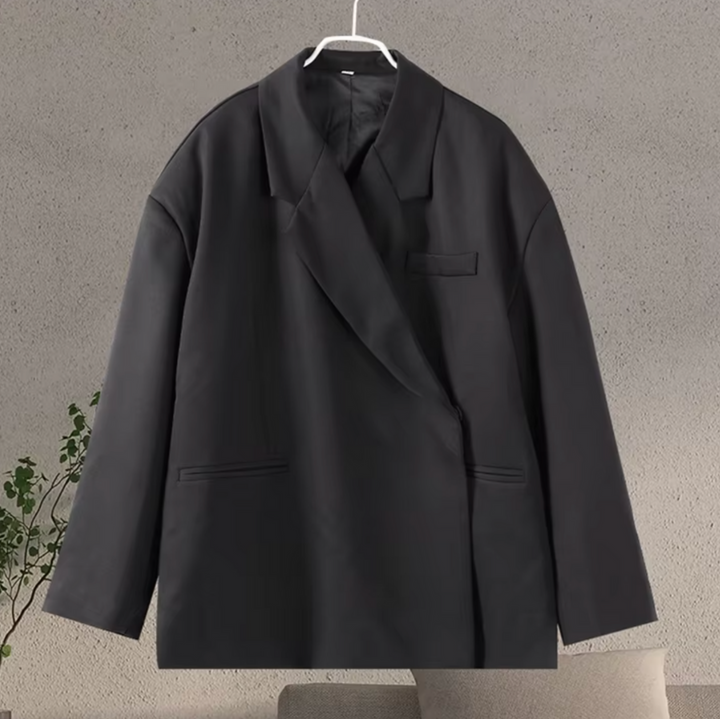 Levoire | Blazer Femme Grande Taille Tendance & Élégant Blazer Femme Noir