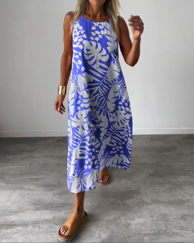 Levoire | Robe V-Aukko Sans Épaules Dos Dégagé Bleu