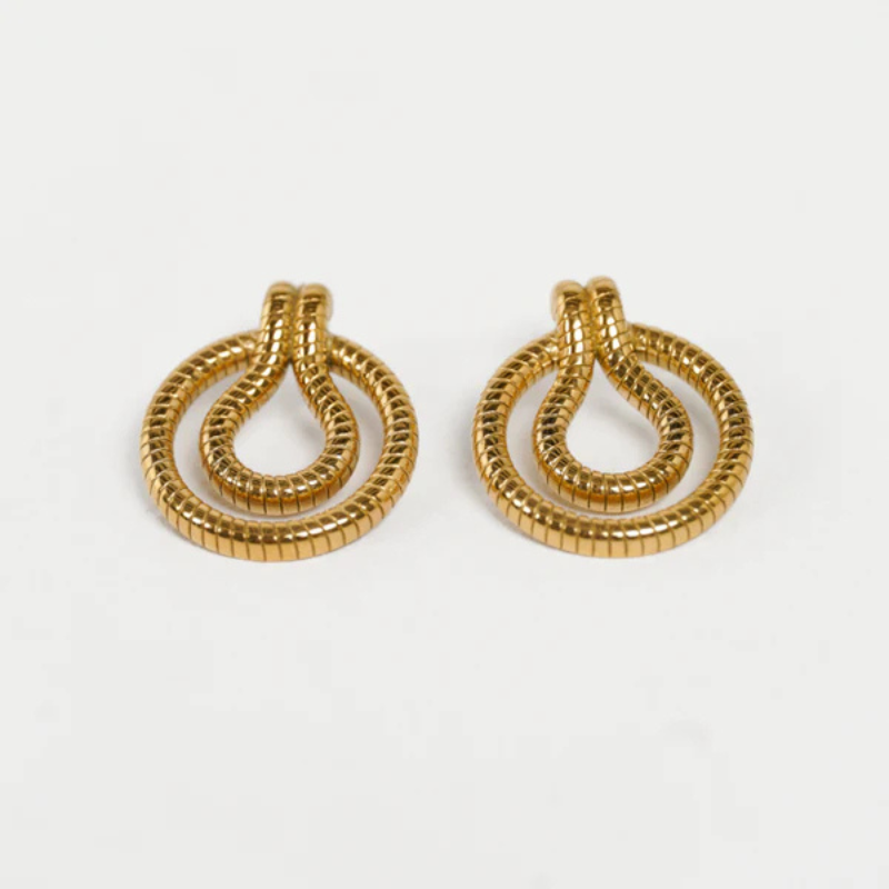 Levoire | Maze Boucles D'Oreilles Or