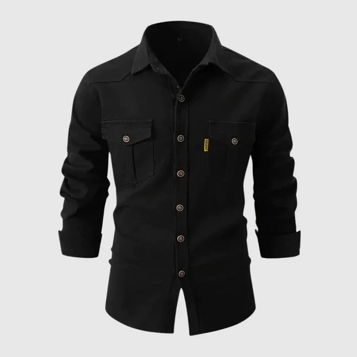 Levoire | CHEMISE ÉLÉGANTE POUR HOMME Noir