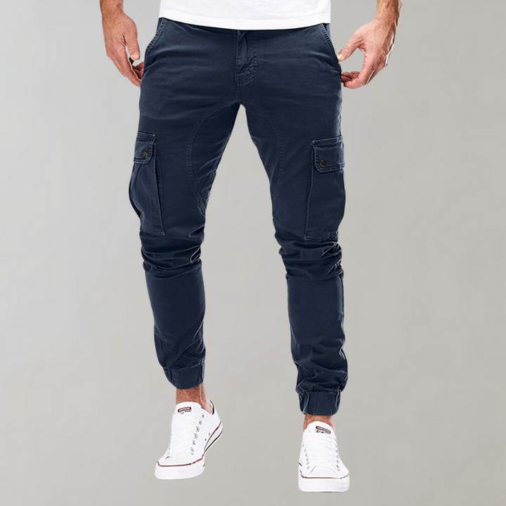 Levoire | Pantalon Cargo Pratique Homme Bleu marine