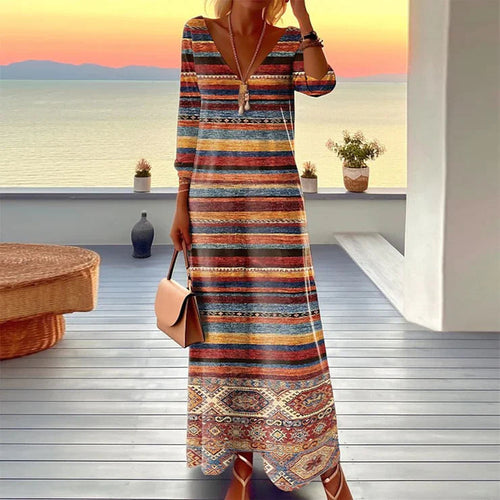 Levoire | Robe Élégante À Manches Mi-Longues Confortable