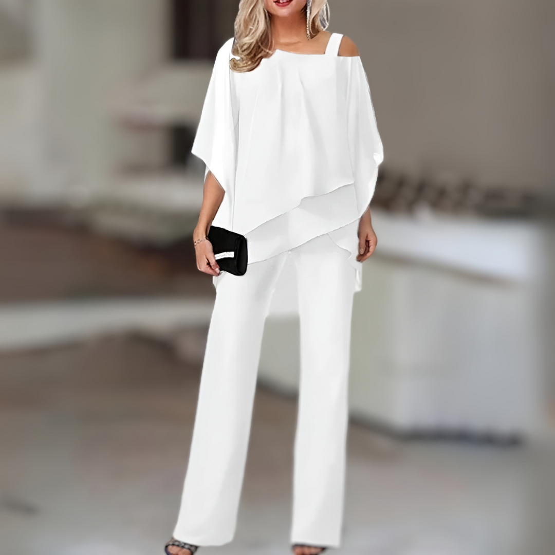 Levoire | Super Beau Ensemble Deux Pièces Pour Femmes Blanc