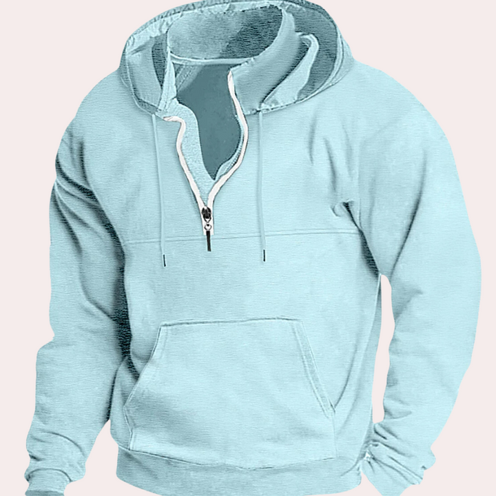 Levoire | Pull À Capuche Pour Hommes Bleu clair