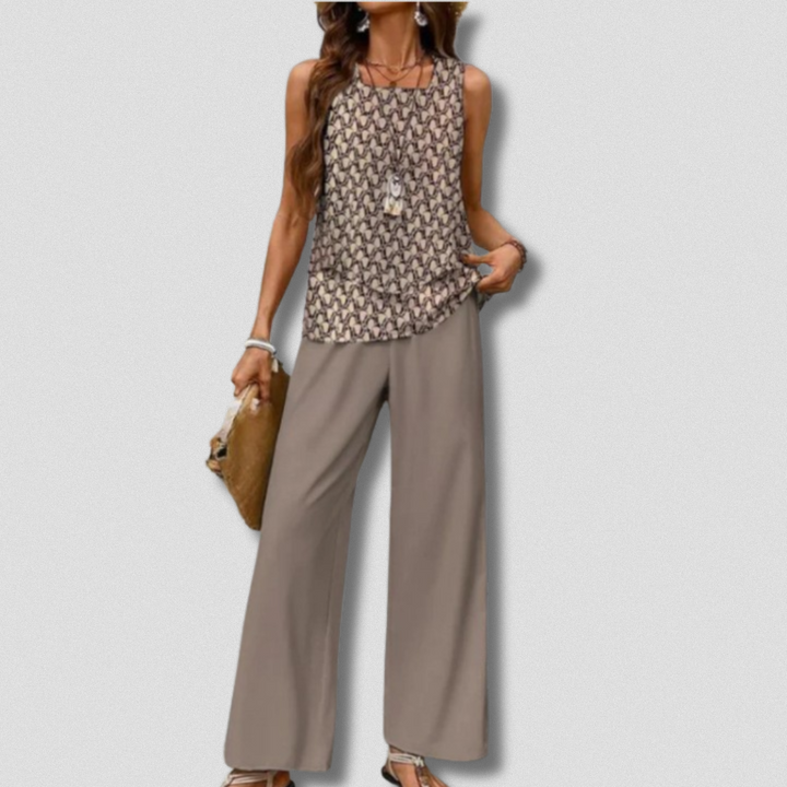 Levoire | Ensemble Boho-Chic Estival Kaki