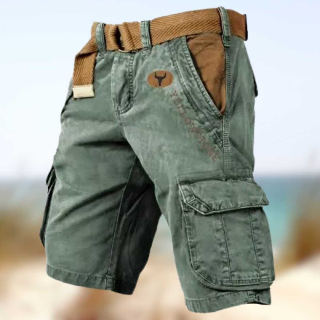 Levoire | Pantalons cargo courts Verde