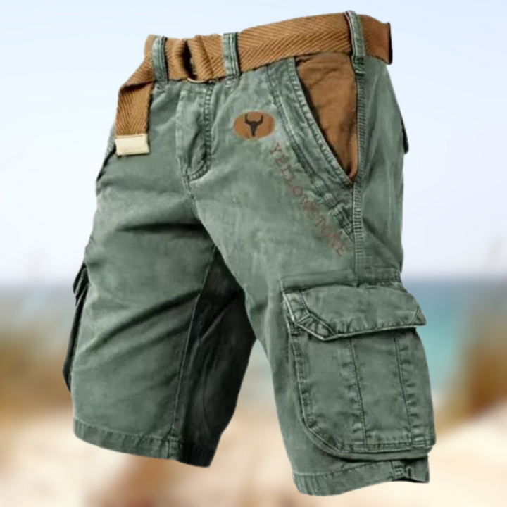 Levoire | Pantalons cargo courts Verde