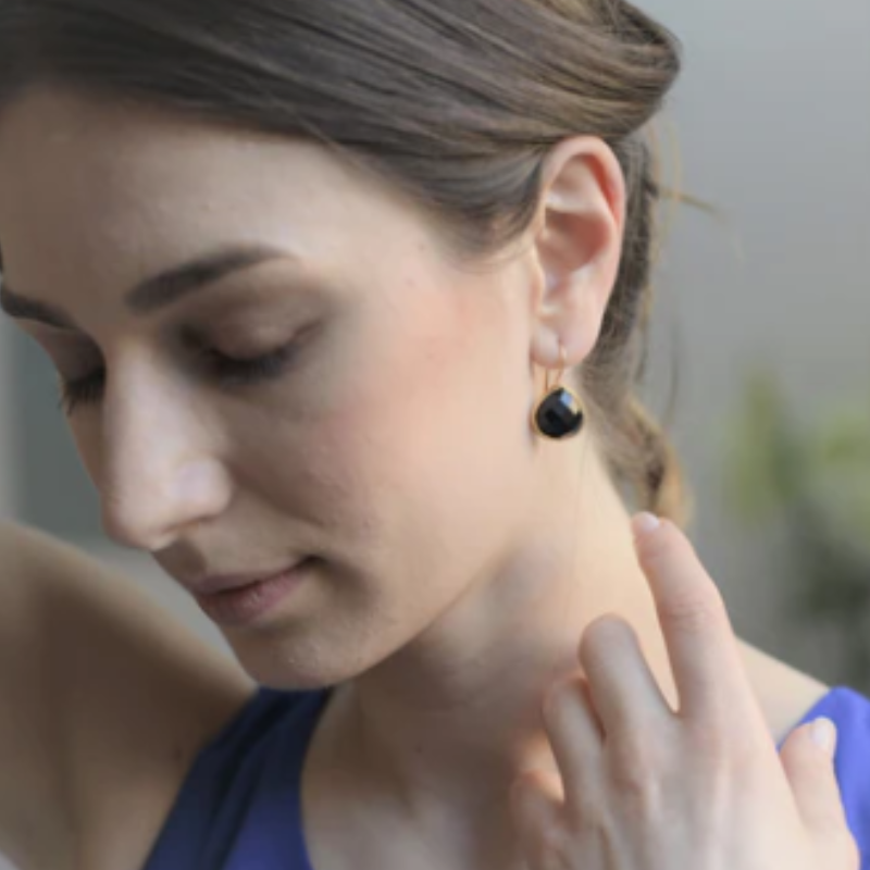 Levoire | Boucles D'Oreilles À Tige Noires