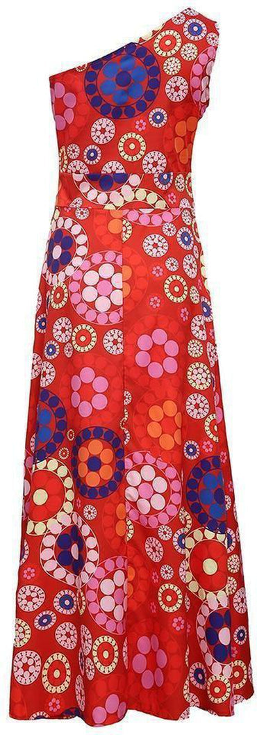 Levoire | Robe D'Été Élégante Robe Maxi Imprimée