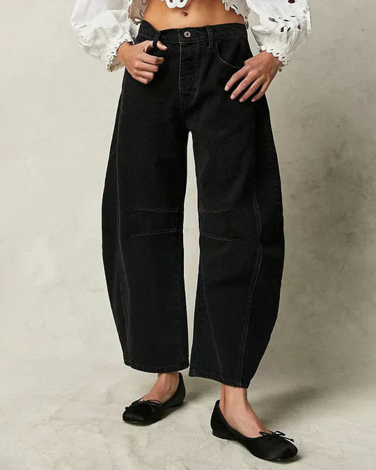 Levoire | Jeans Skinny Taille Moyenne Pour Femmes Noir