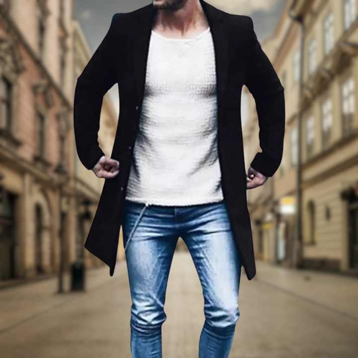 Levoire | Manteau d'automne élégant Nero