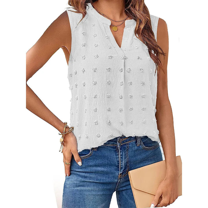 Levoire | Selina Top - Sans Manches Et À La Mode Blanc