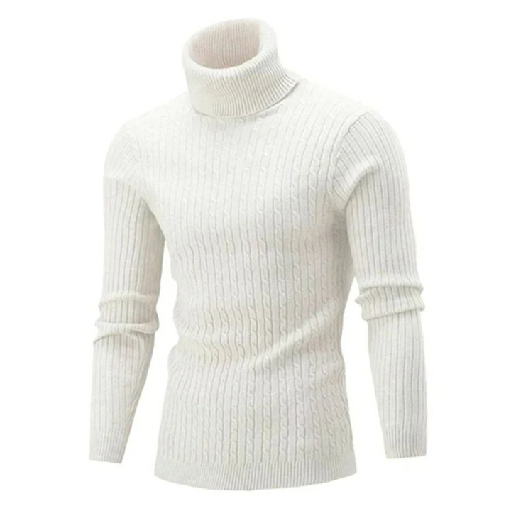 Levoire | Pull à col roulé pour hommes Blanc