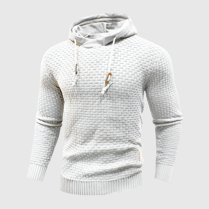 Levoire | Pull À Capuche Pour Hommes Blanc