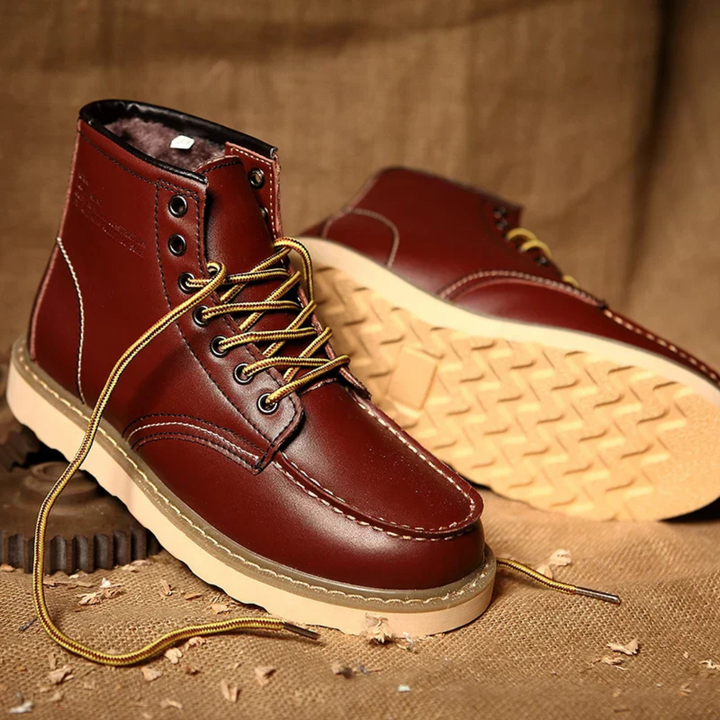 Levoire | Bottes en cuir de collecte de vin Braun (Il ne reste que quelques unités)