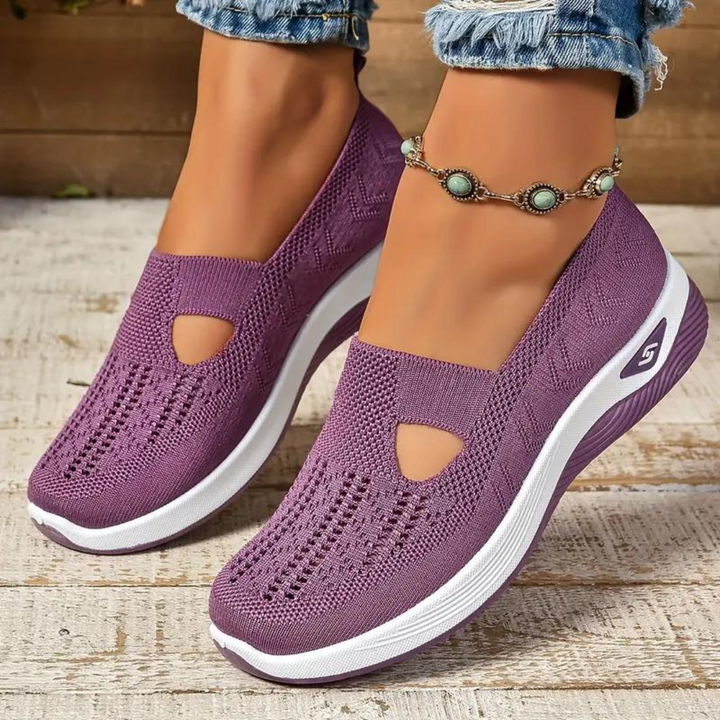 Levoire | Chaussures De Marche Respirantes Pour - Femmes - Confortable Pourpre