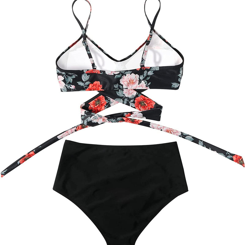 Levoire | Taille haute, bikini d'été coloré pour femmes