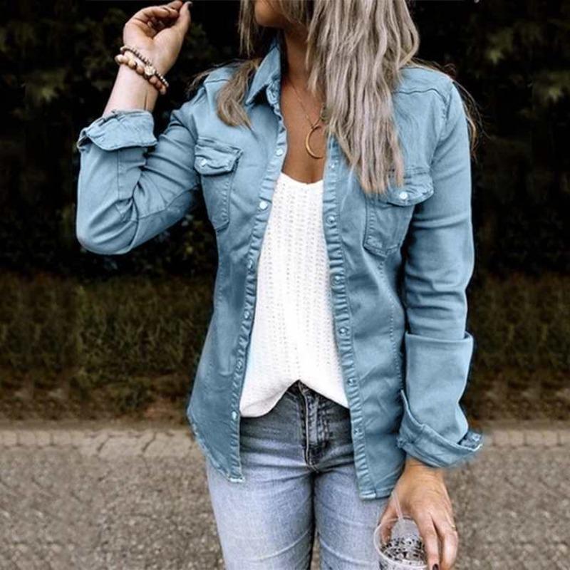 Levoire | Veste En Jean Pour Femmes Bleu