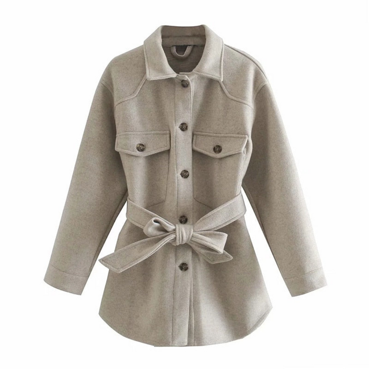 Levoire | Veste pour femmes longue Beige