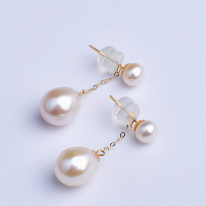 Levoire | Boucles D'Oreilles Élégantes En Perles Or