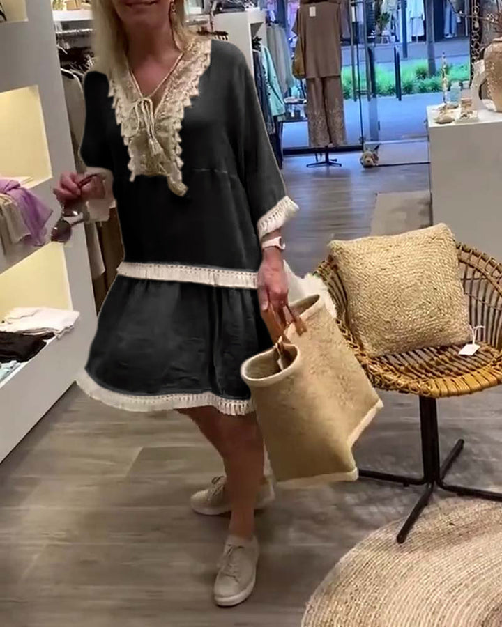 Levoire | Robe décontractée à encolure en V