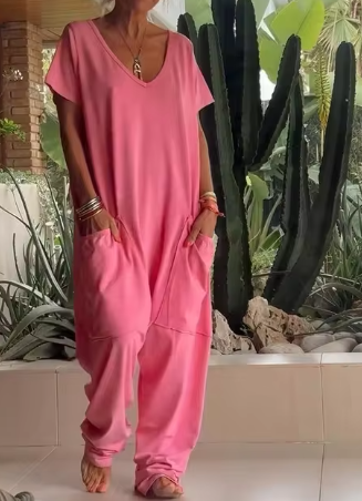 Levoire | Mode De Rue Nouvelle Salopette Décontractée Rosa
