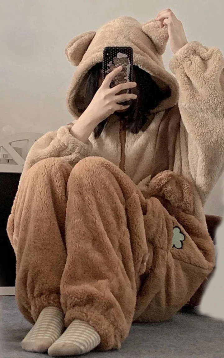 Levoire | Pyjama Femme Ours Style Confortable Et Confort